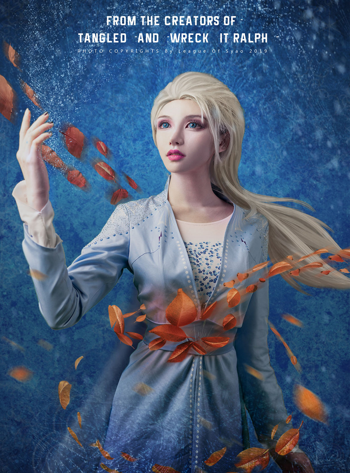 Frozen 2 Elsa Princess Cosplay Costume Ice Queen Dress for Women Girls
