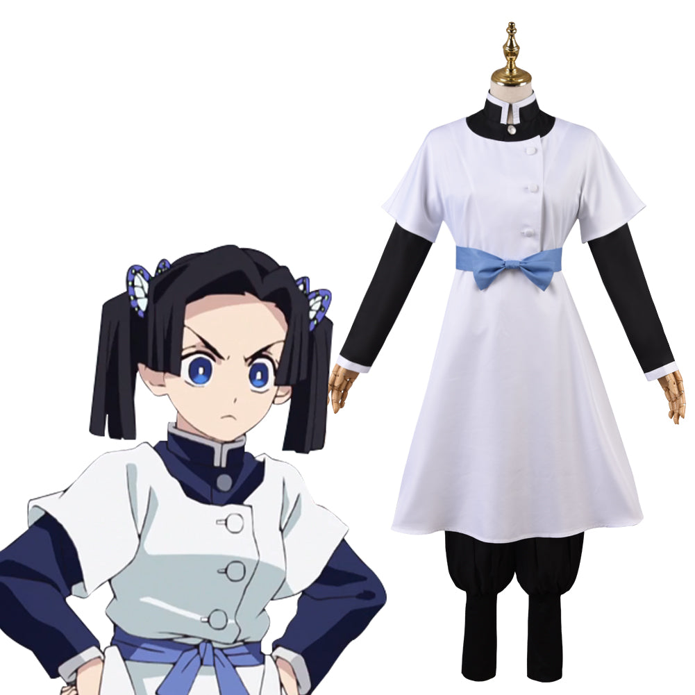Demon Slayer Kanzaki Aoi Cosplay Costume Kimono Dress Uniform Suit for Girls Women