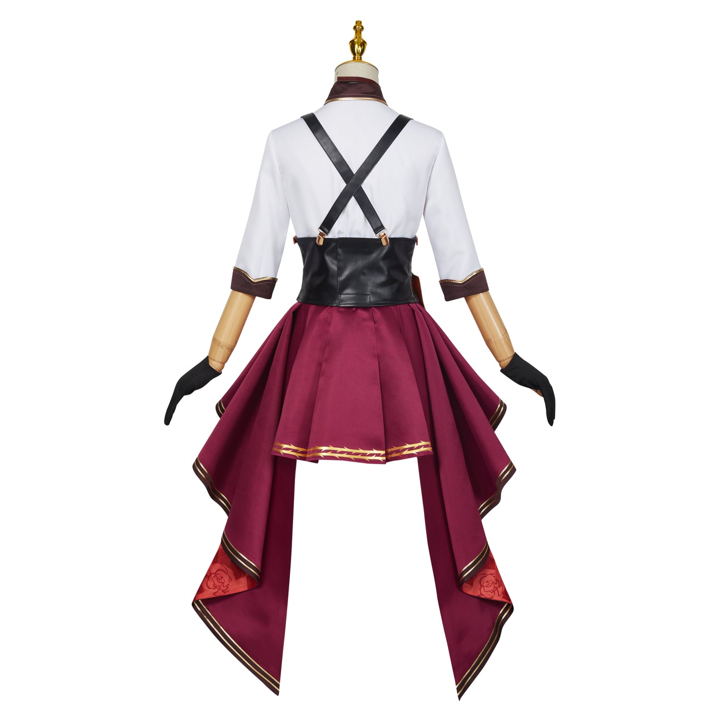 VTuber Obsydia Rosemi Lovelock Cosplay Costume Halloween Dress Suit Full Sets with Hat