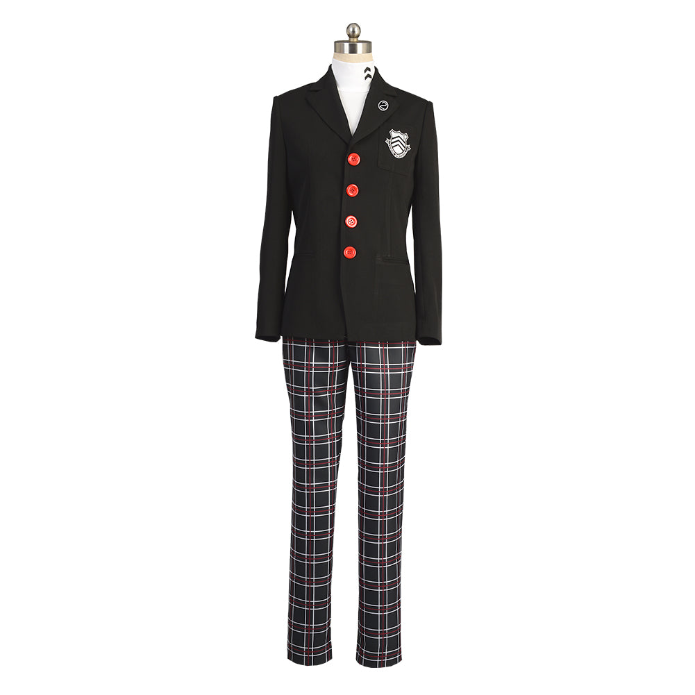 Persona 5 P5 Joker Akira Kurusu Cosplay Costume Halloween School Uniform Suit