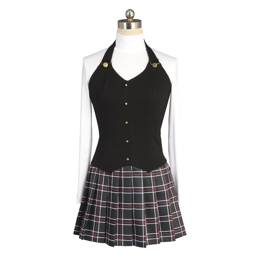 Persona 5 P5 Makoto Niijima Cosplay Costume School Uniform Dress