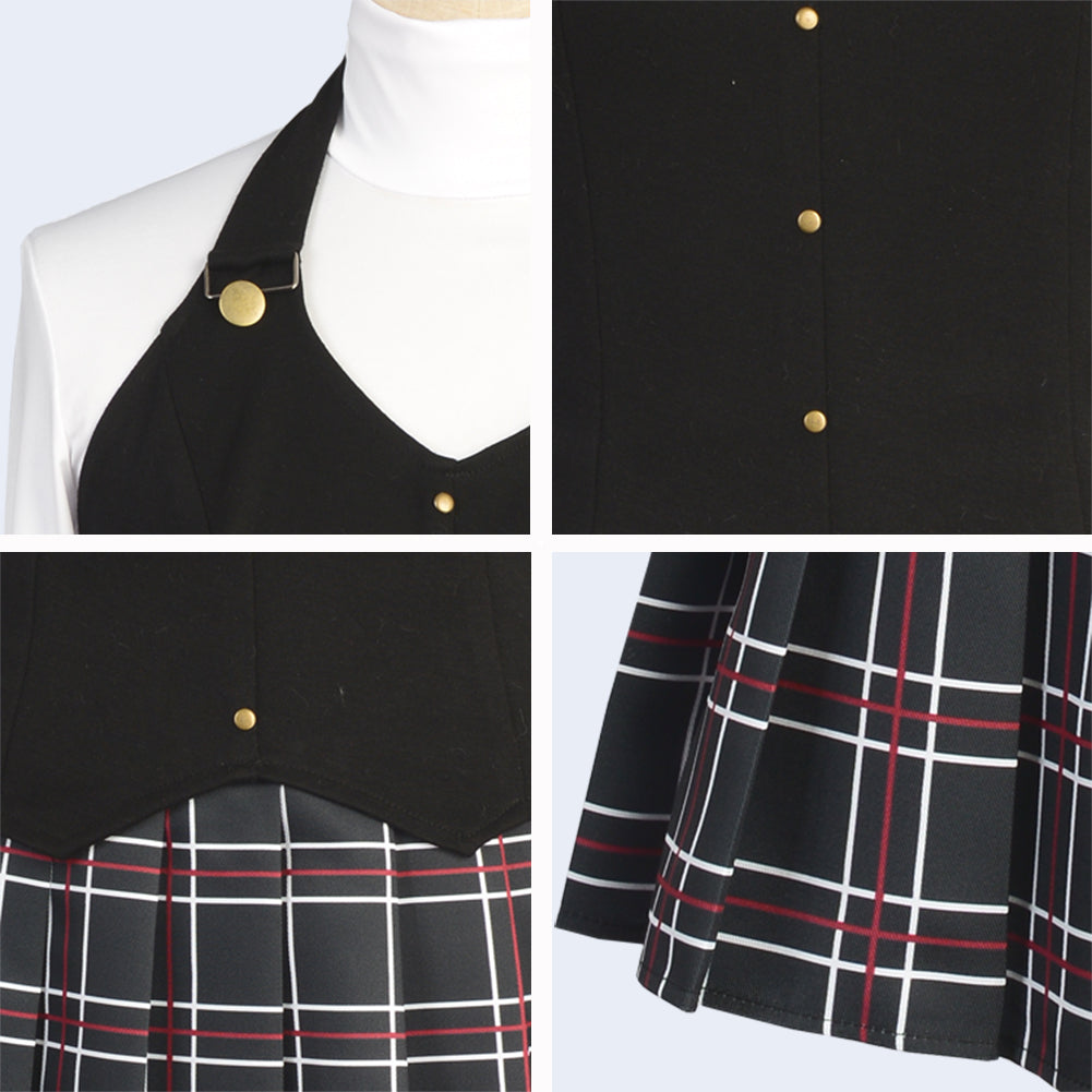 Persona 5 P5 Makoto Niijima Cosplay Costume School Uniform Dress