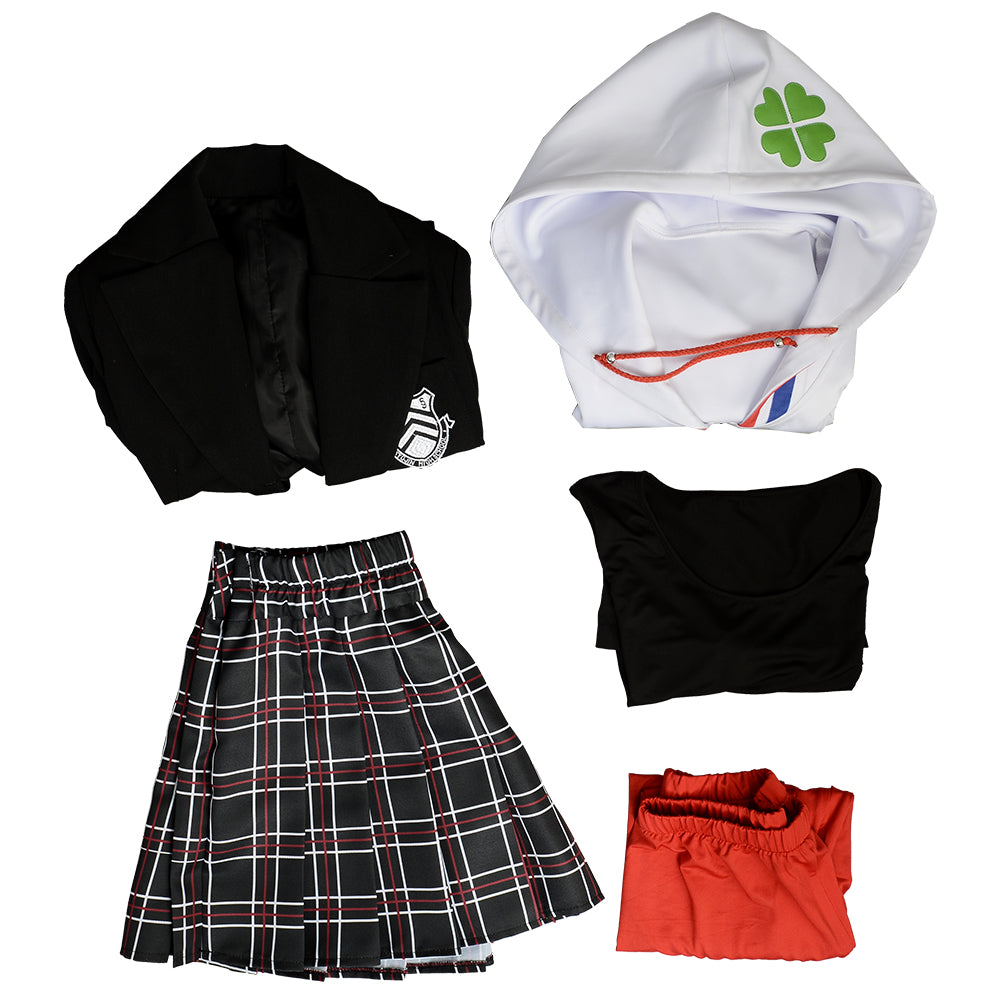 Persona 5 P5 Ann Takamaki Cosplay Costume Halloween School Uniform Dress Suit