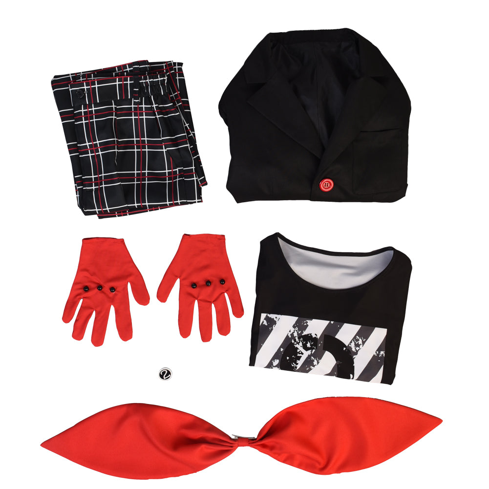 Persona 5 P 5 Amamiya Ren Cosplay Costume Joker Dancing Star Night School Uniform Suit