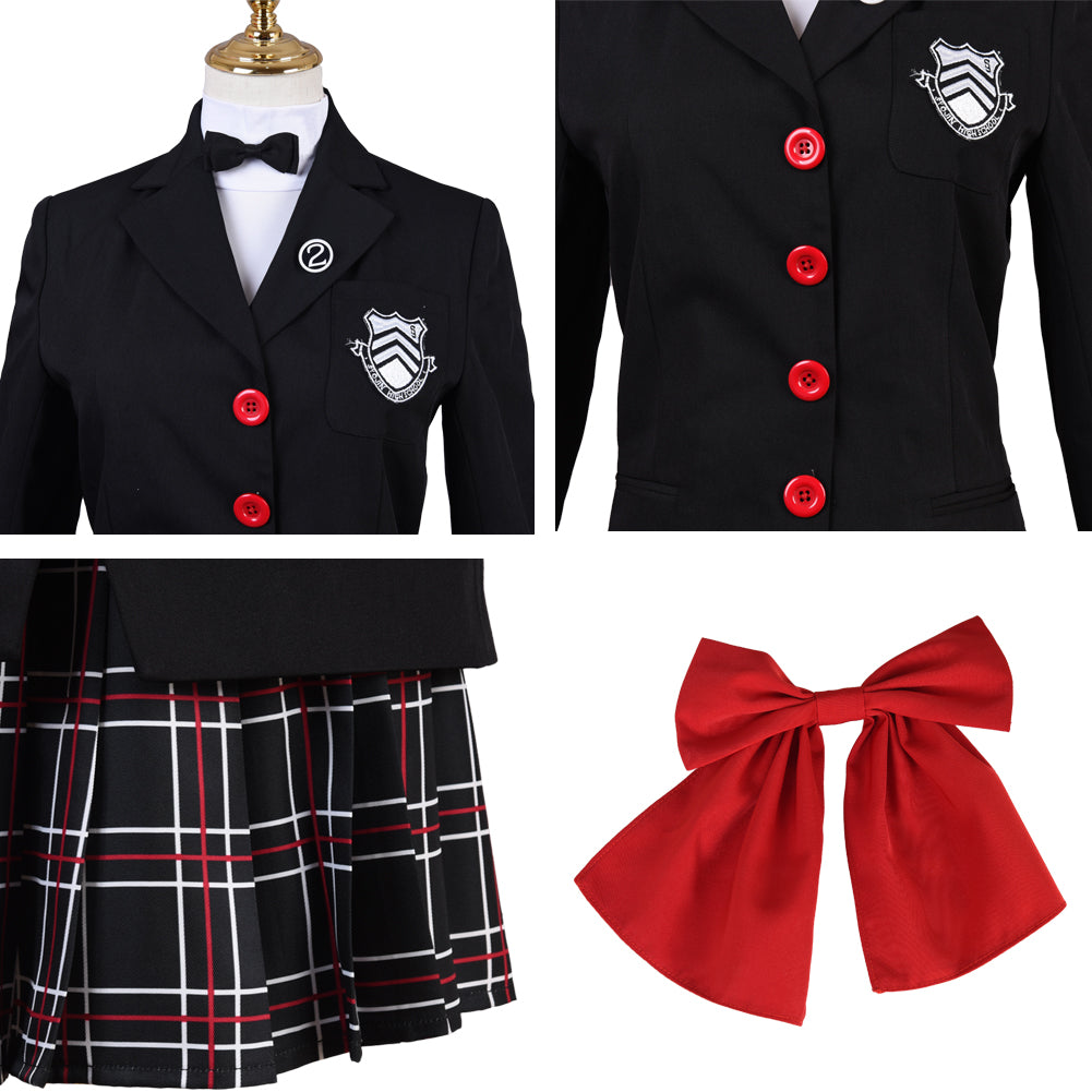 Persona 5 P5 The Royal Cosplay Yoshizawa Kasumi Cosplay Costume School Uniform Suit