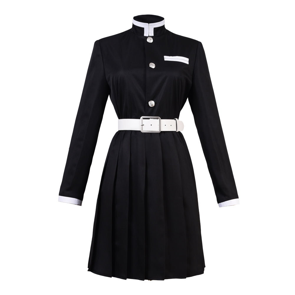 Demon Slayer Tsuyuri Kanawo Dress Cosplay Costume Halloween Kimono Suit Skirt