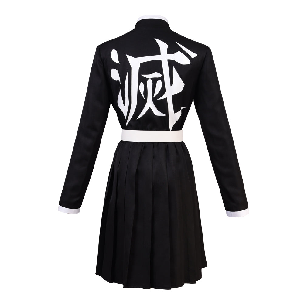 Demon Slayer Tsuyuri Kanawo Dress Cosplay Costume Halloween Kimono Suit Skirt