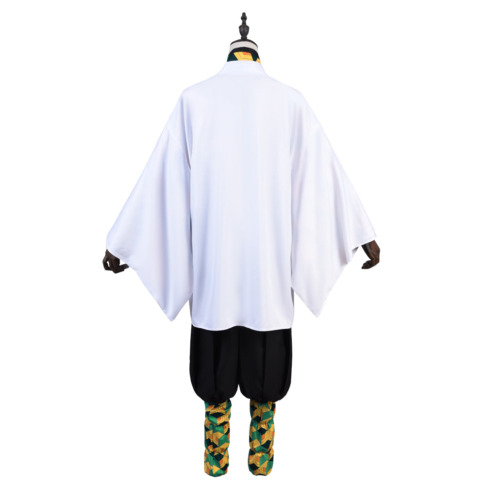 Demon Slayer Sabito Cosplay Costume Halloween Suit Uniform for Men Women