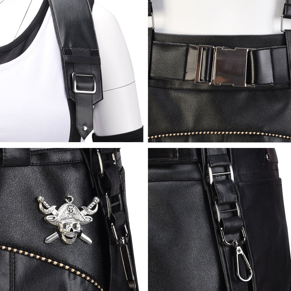 Final Fantasy VII Tifa Lockhart Cosplay Costume Remake Dress Suit Uniform Full Sets