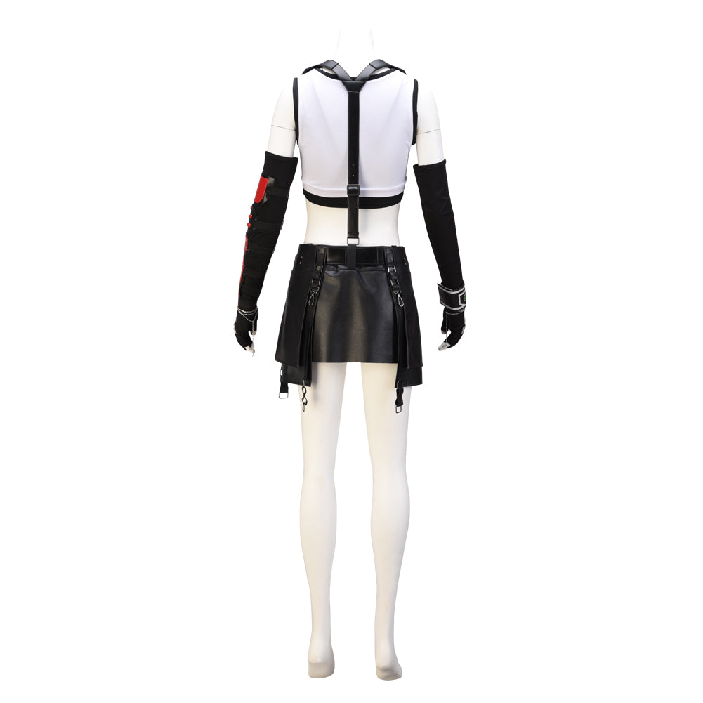Final Fantasy VII Tifa Lockhart Cosplay Costume Remake Dress Suit Uniform Full Sets