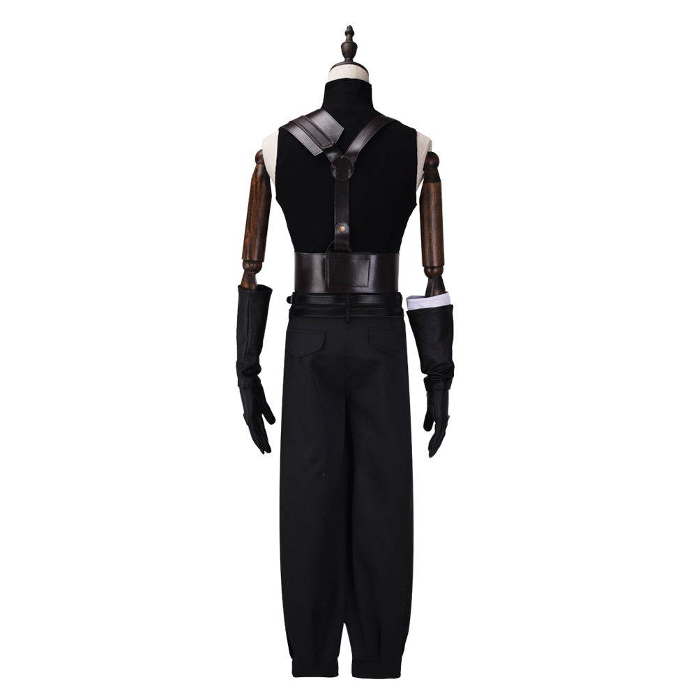 Final Fantasy VII Cloud Strife Cosplay Costume Halloween Dress Suit for Men