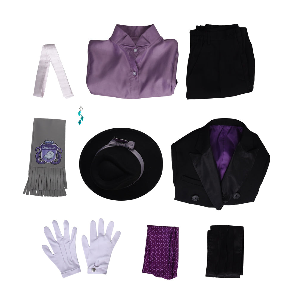 Twisted Wonderland Floyd Cosplay Costume Octavinelle The Little Mermaid Uniform Suit Coat
