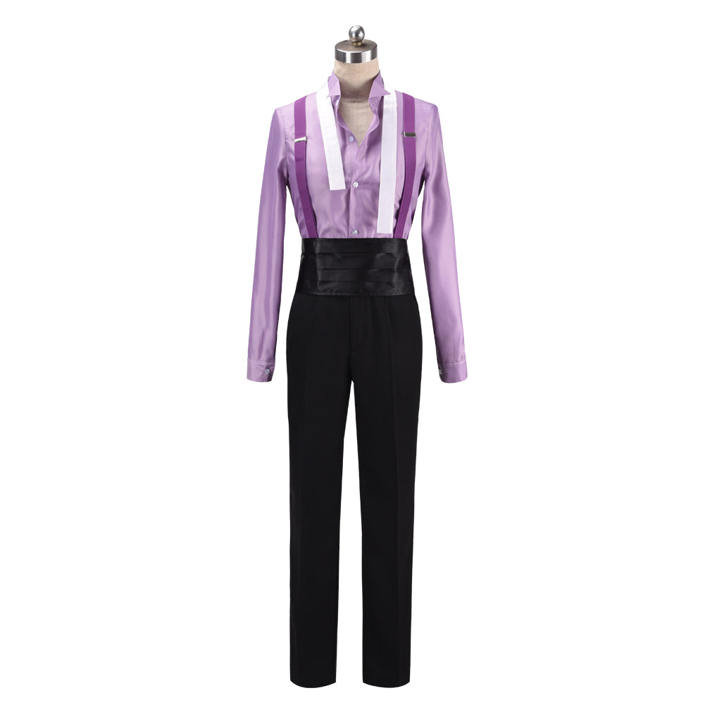 Twisted Wonderland Floyd Cosplay Costume Octavinelle The Little Mermaid Uniform Suit Coat