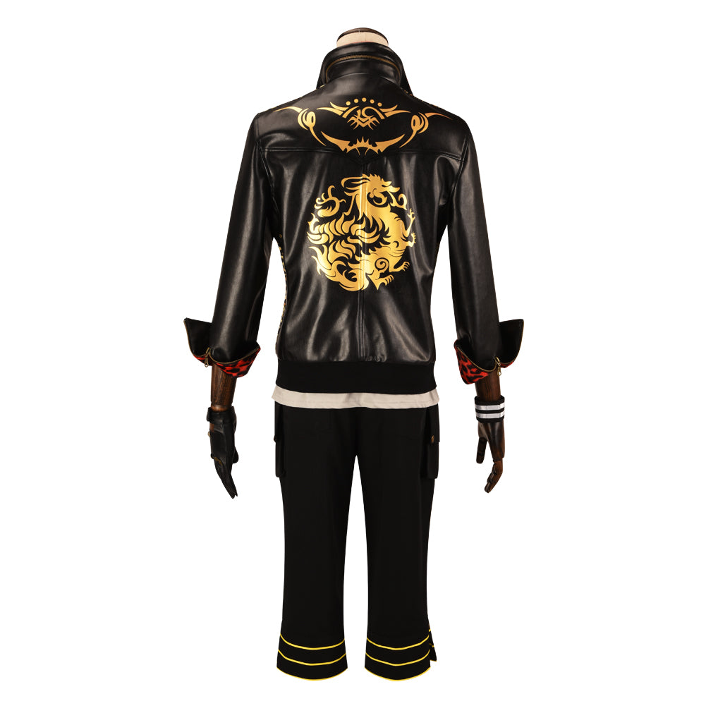 Final Fantasy VII Remake Leslie Kyle Cosplay Costume Halloween Outfit Suit for Men