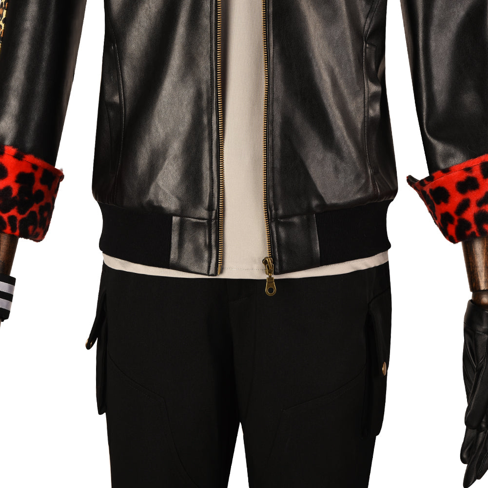 Final Fantasy VII Remake Leslie Kyle Cosplay Costume Halloween Outfit Suit for Men