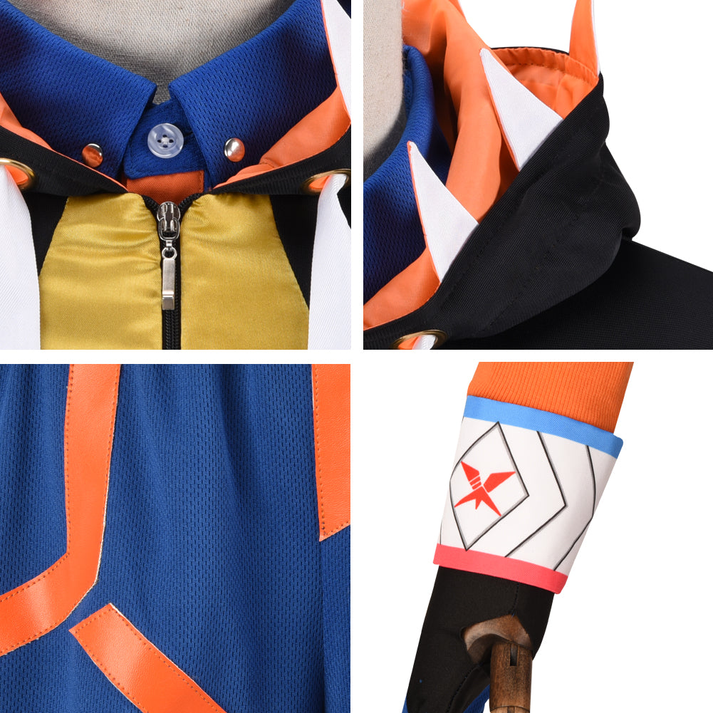 Pokemon Sword & Shield Kibana Raihan Cosplay Costume Halloween Uniform Full Sets