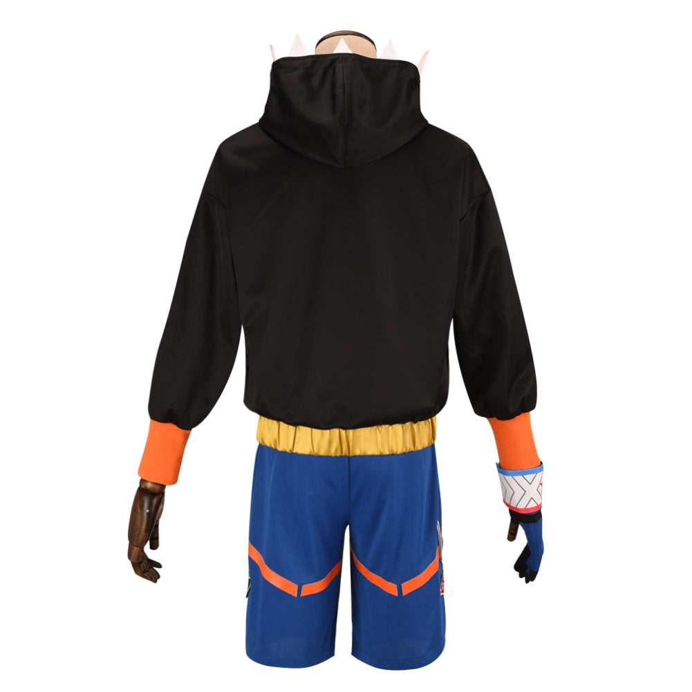 Pokemon Sword & Shield Kibana Raihan Cosplay Costume Halloween Uniform Full Sets