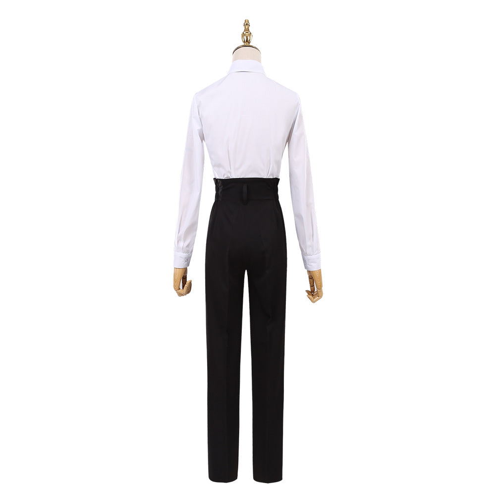 Chainsaw Man Makima Cosplay Costume Halloween Black Suit Outfit for Women Men Windbreaker