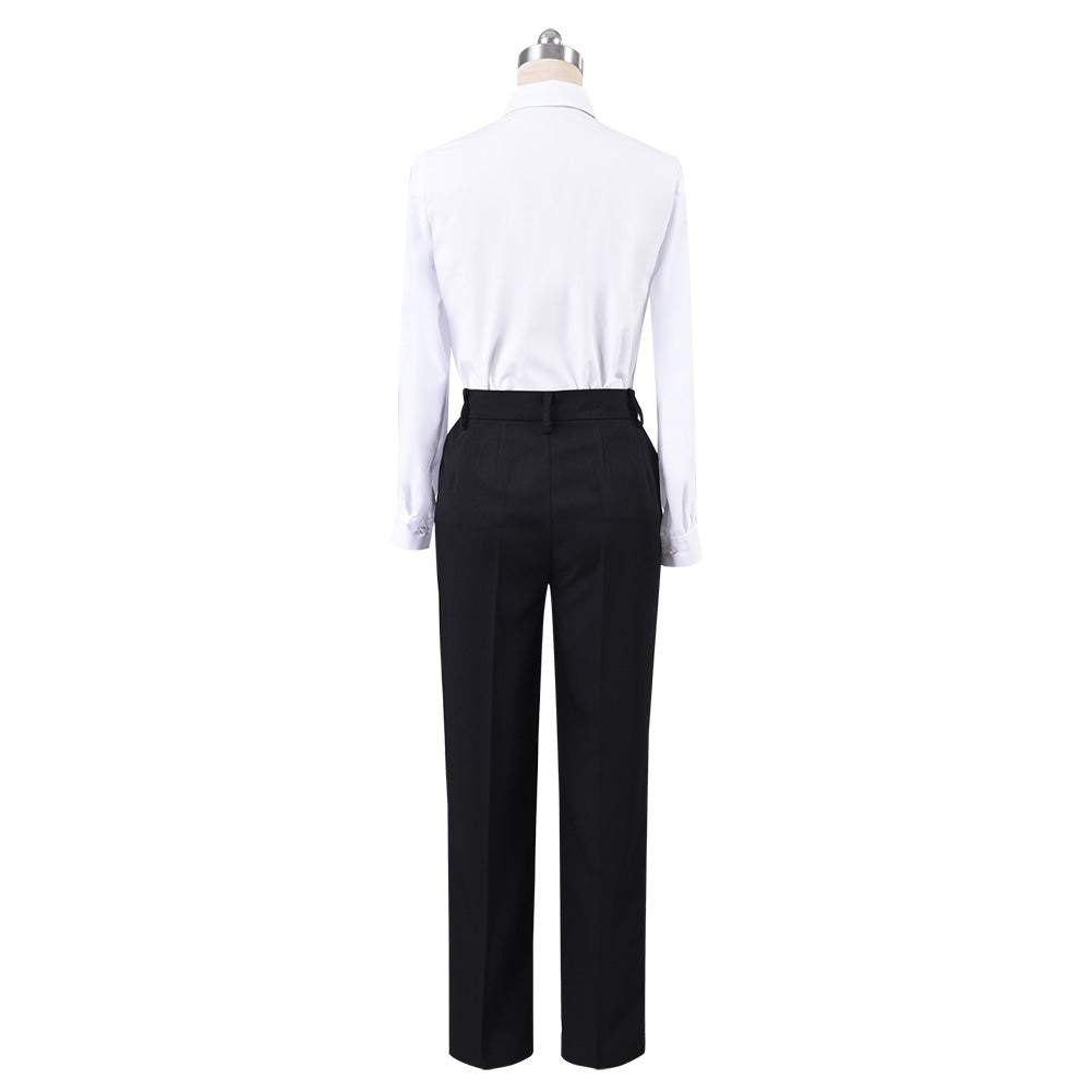 Chainsaw Man Hayakawa Aki Cosplay Costume Halloween Black Suit Uniform Shirt Full Sets