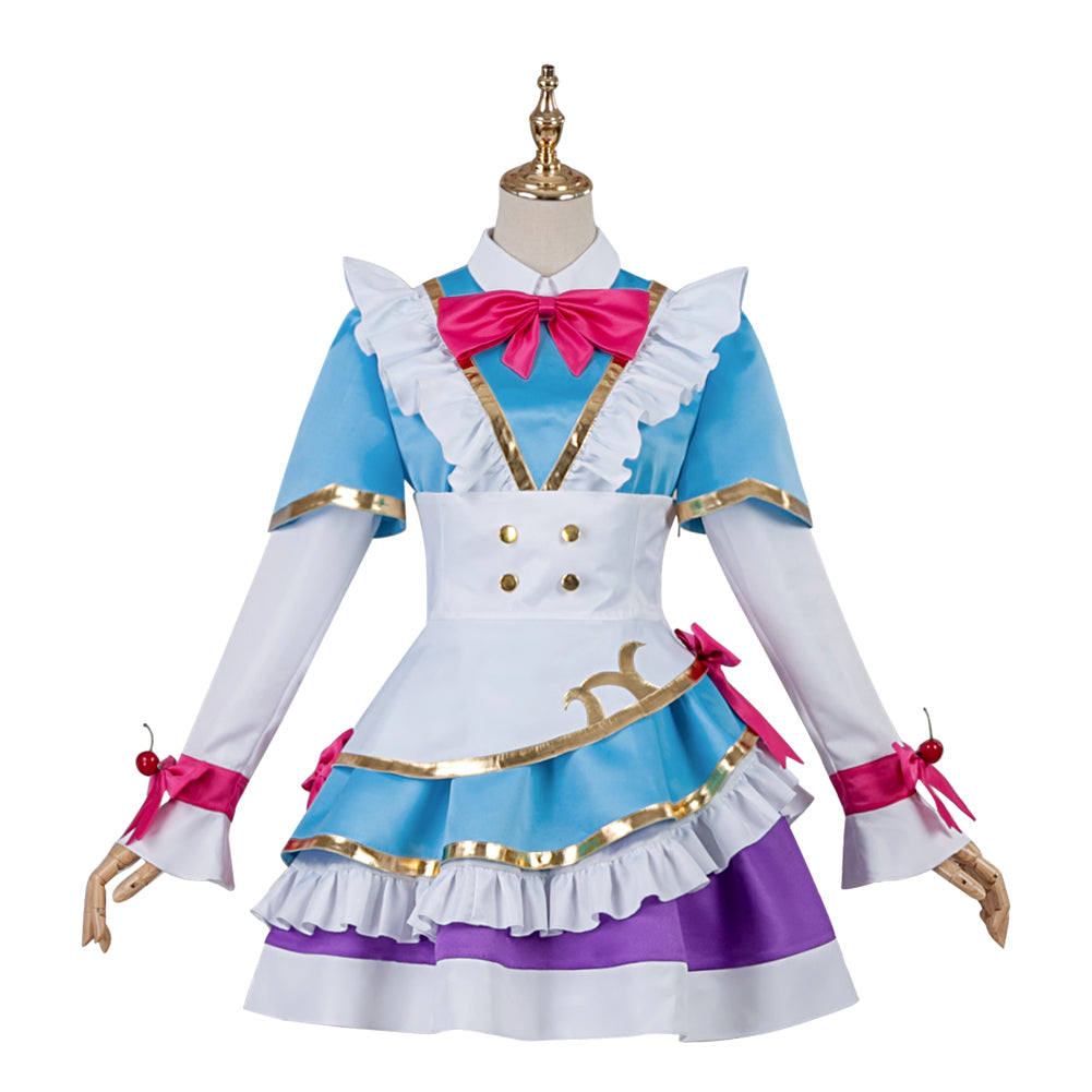 League of Legends LOL Annie Hastur Cosplay Costume KDA Annie Dress Full Set Skirt Blue