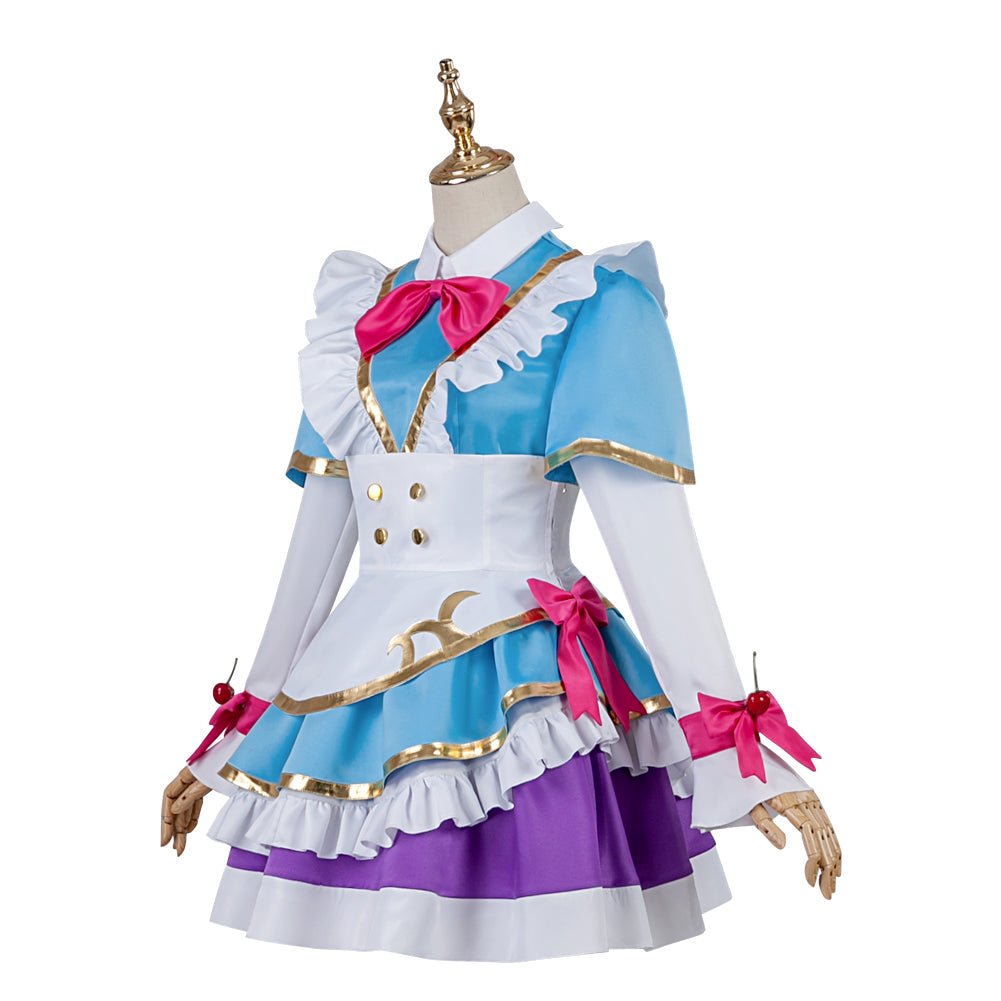 League of Legends LOL Annie Hastur Cosplay Costume KDA Annie Dress Full Set Skirt Blue