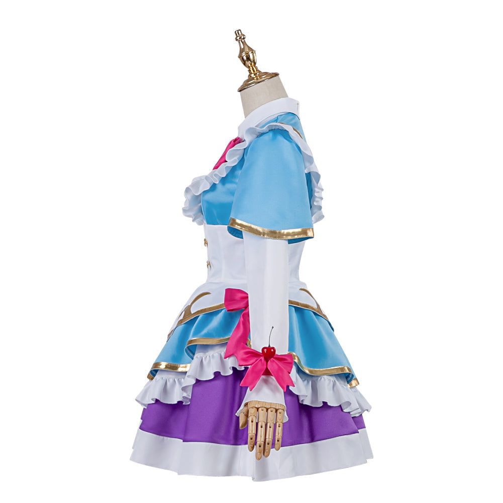 League of Legends LOL Annie Hastur Cosplay Costume KDA Annie Dress Full Set Skirt Blue