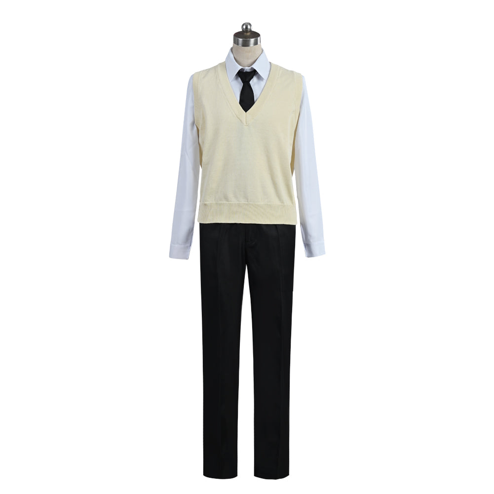FF14 Final Fantasy Alphinaud Leveilleur Cosplay Costume Halloween School Uniform Suit