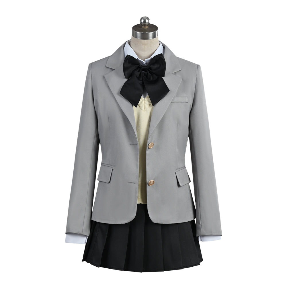 FF14 Final Fantasy Alisaie Leveilleur Cosplay Costume Halloween School Uniform Dress