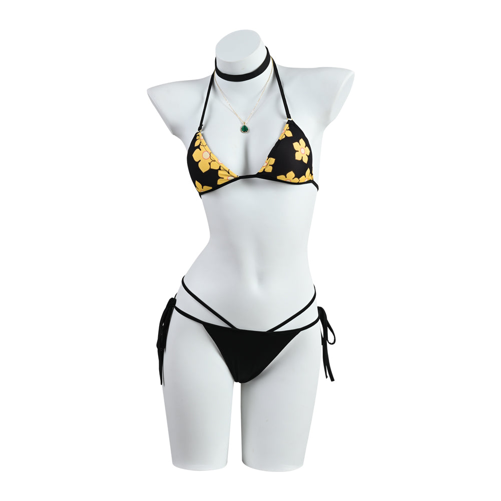 My Dress Up Darling Cosplay Swimsuit Marin Kitagawa Bathing Suit Costume Bikini with Bracelet