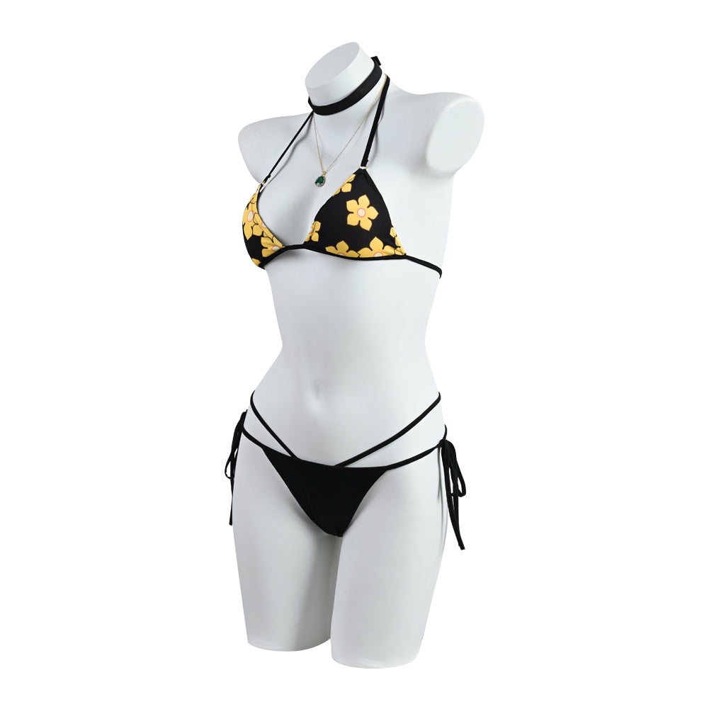 My Dress Up Darling Cosplay Swimsuit Marin Kitagawa Bathing Suit Costume Bikini with Bracelet