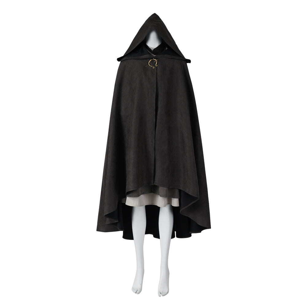 Elden Ring Melina Cosplay Costume Halloween Dress Hooded Cloak Uniform Cape Full Sets