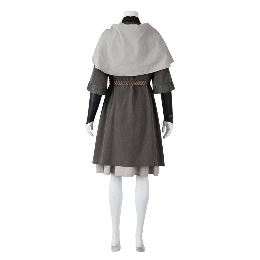 Elden Ring Melina Cosplay Costume Halloween Dress Hooded Cloak Uniform Cape Full Sets