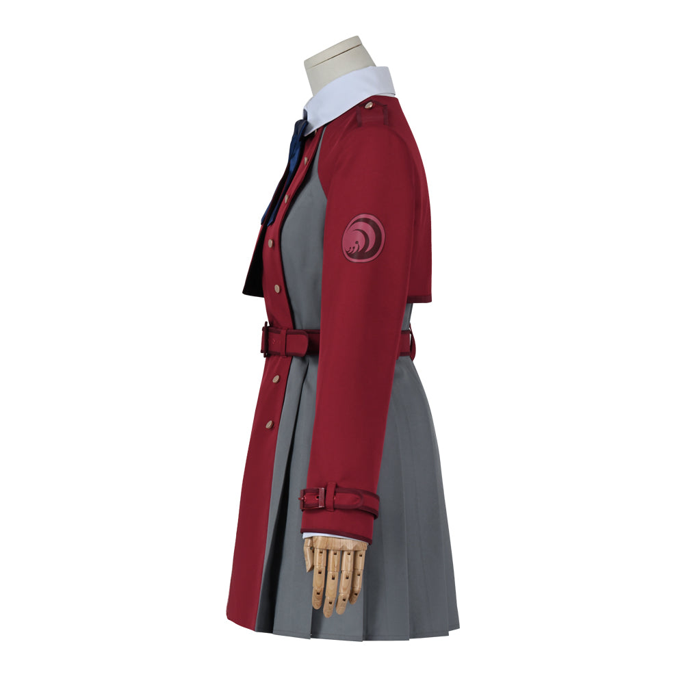 Lycoris Recoil Nishikigi Chisato Cosplay Costume School Uniform Dress for Women Girl