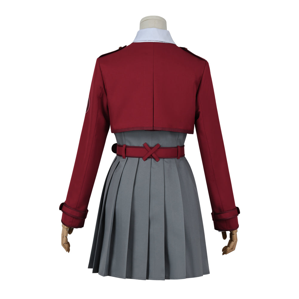 Lycoris Recoil Nishikigi Chisato Cosplay Costume School Uniform Dress for Women Girl
