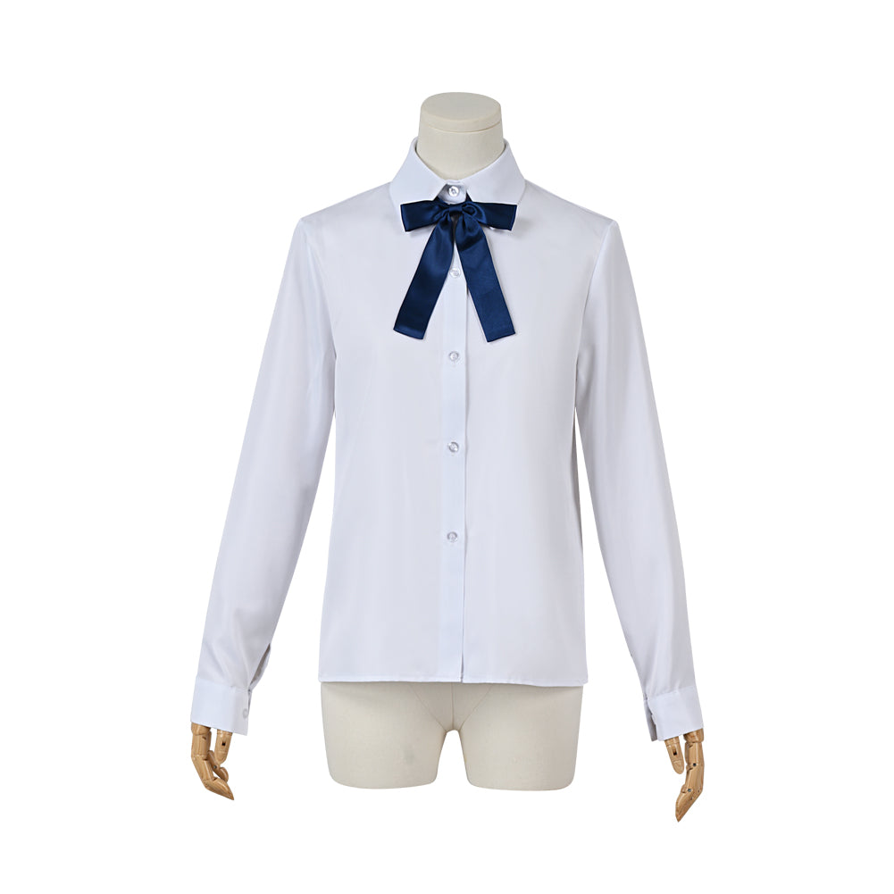 Lycoris Recoil Nishikigi Chisato Cosplay Costume School Uniform Dress for Women Girl