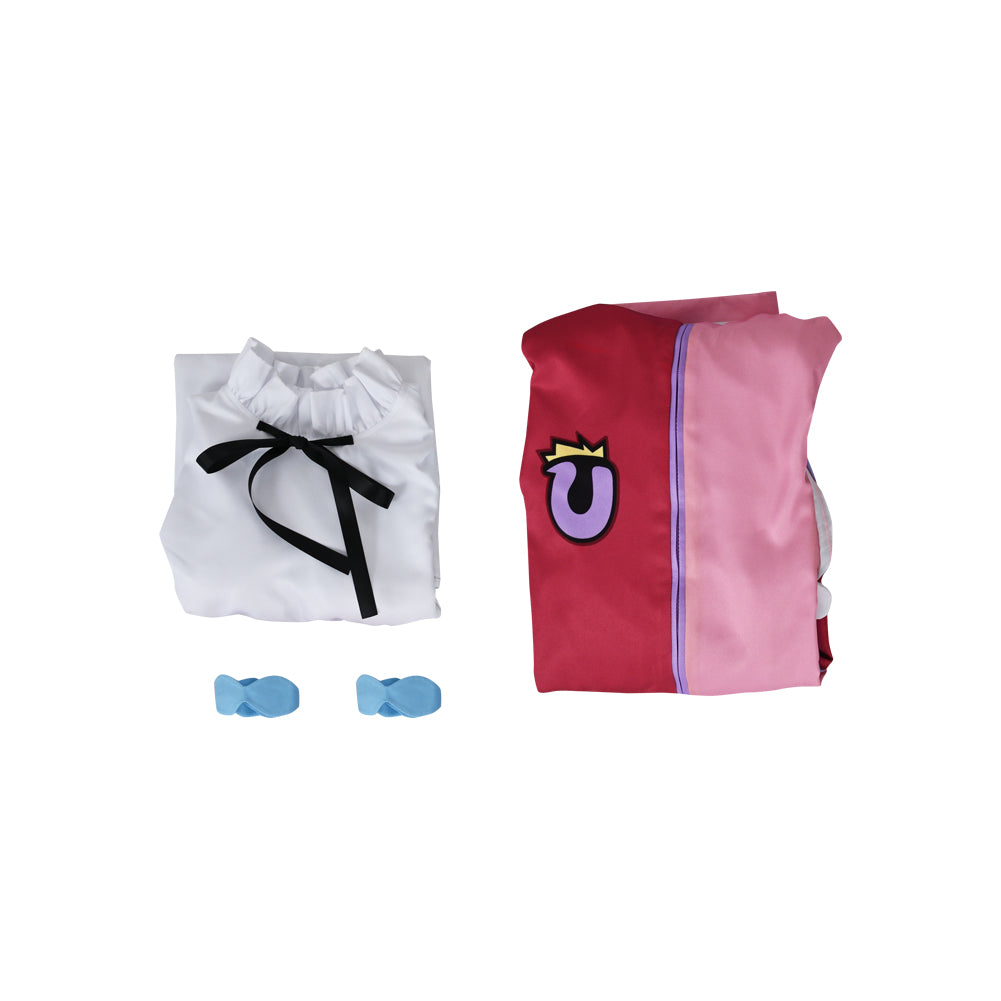 Uta Cosplay Costume Red Shanks's Daughter Uta Long Jacket Coat Dress Suit