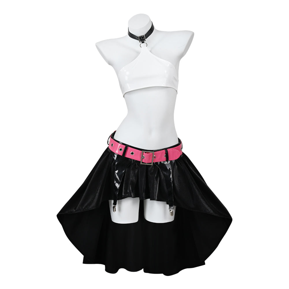 Nami Cosplay Costume Women's Clothing Black Skirt Halloween Sexy Dress Suit Full Sets