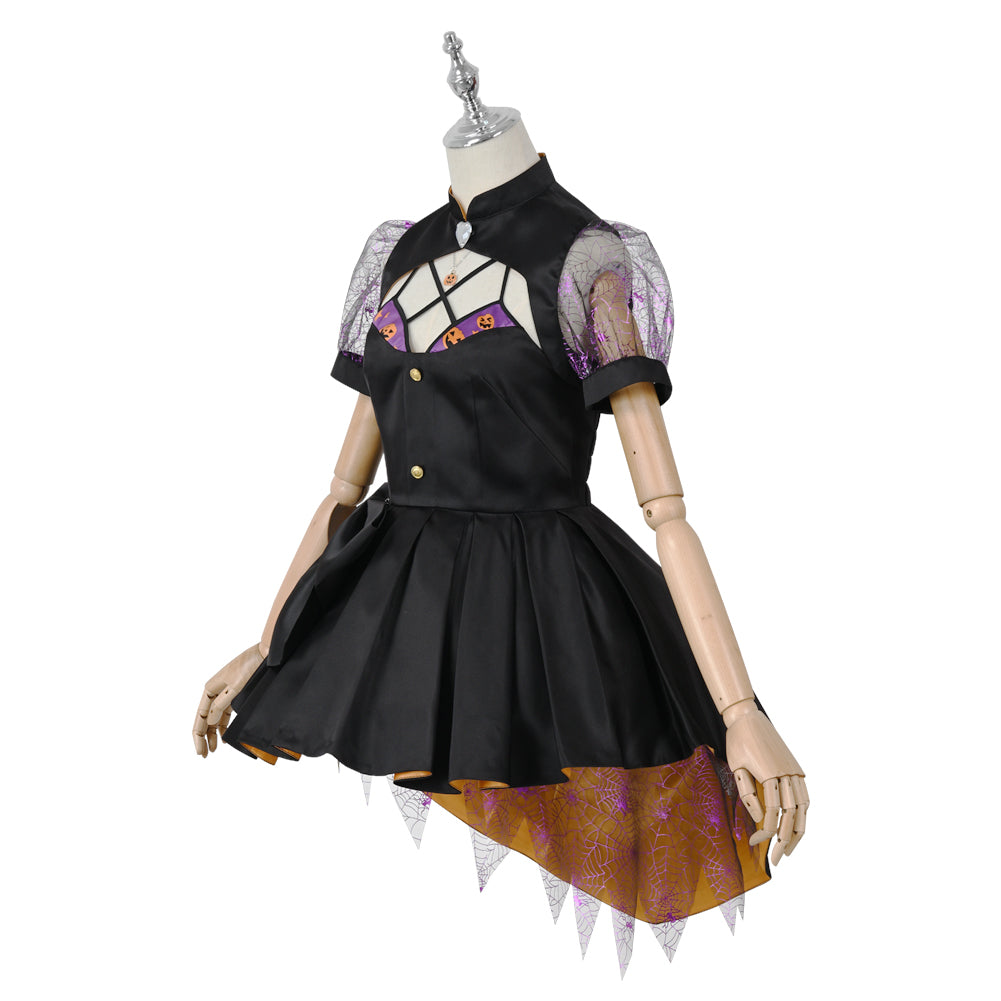 My Dress Up Darling Marin Kitagawa Cosplay Costume Halloween Dress Suit Full Sets with Pumpkin Hat