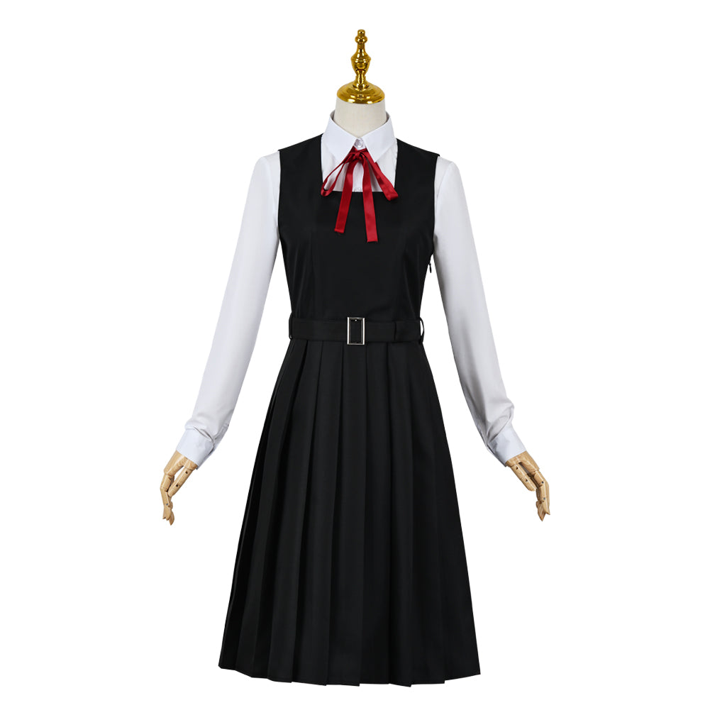 Chainsaw Man Mitaka Asa Cosplay Costume War Demon Dress School Uniform Suit Black