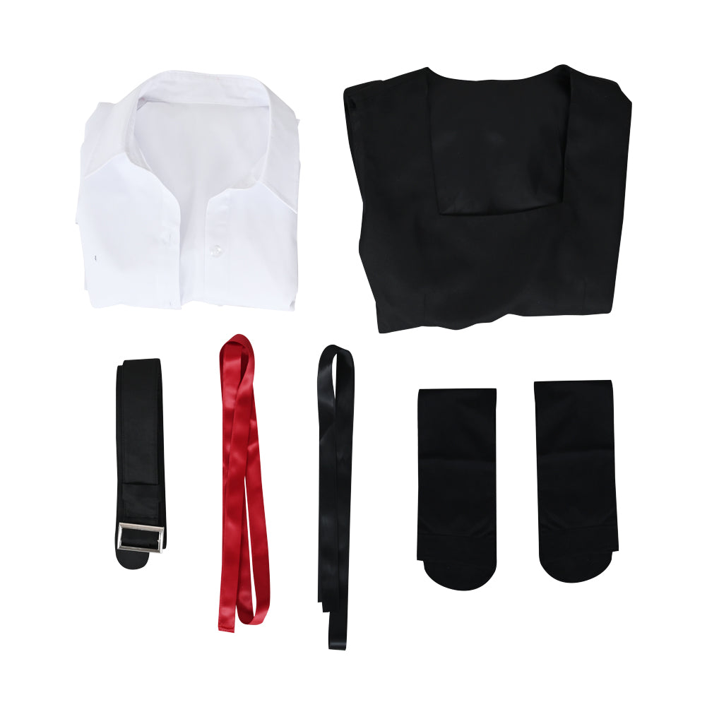 Chainsaw Man Mitaka Asa Cosplay Costume War Demon Dress School Uniform Suit Black