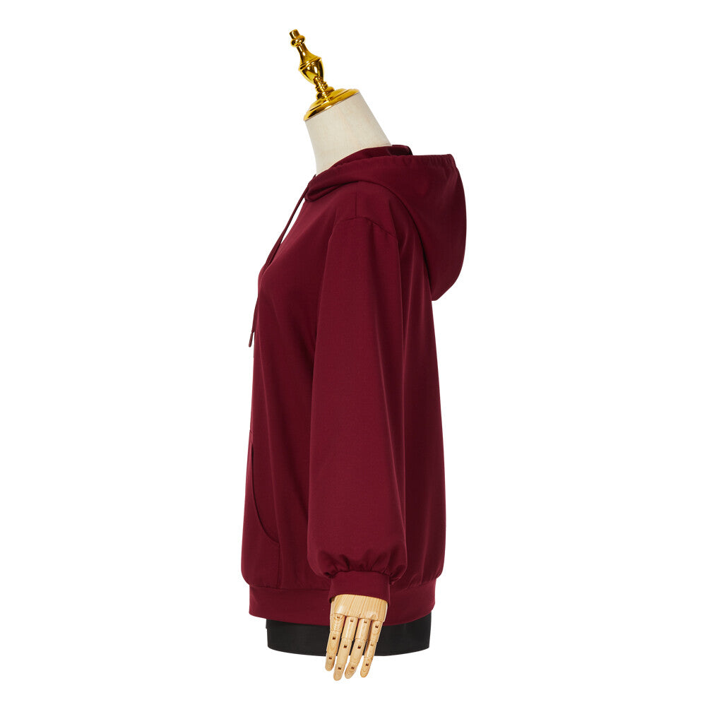 Chainsaw Man Sawatari Akane Cosplay Costume Red Hoodie Coat Shorts