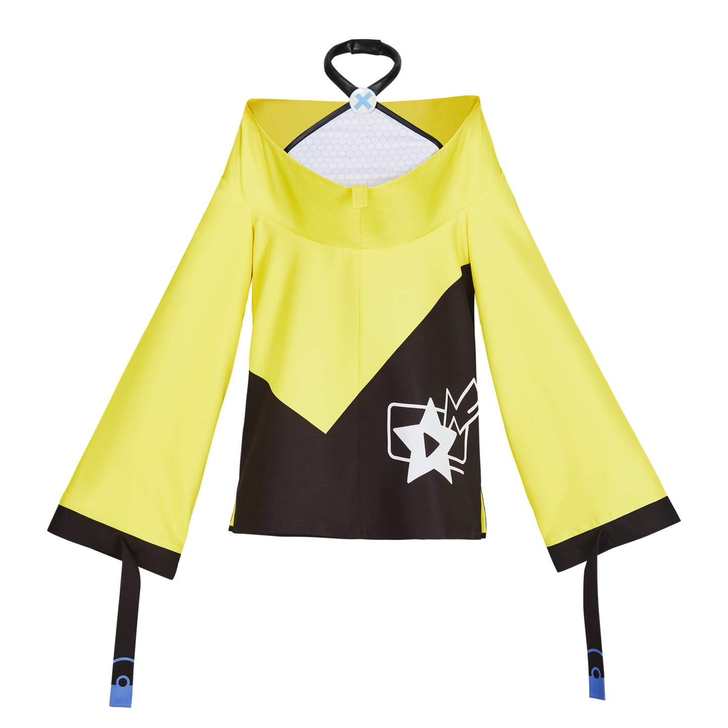 Pokemon Scarlet and Violet Gym Leader Lono Cosplay Costume Yellow Dress Suit
