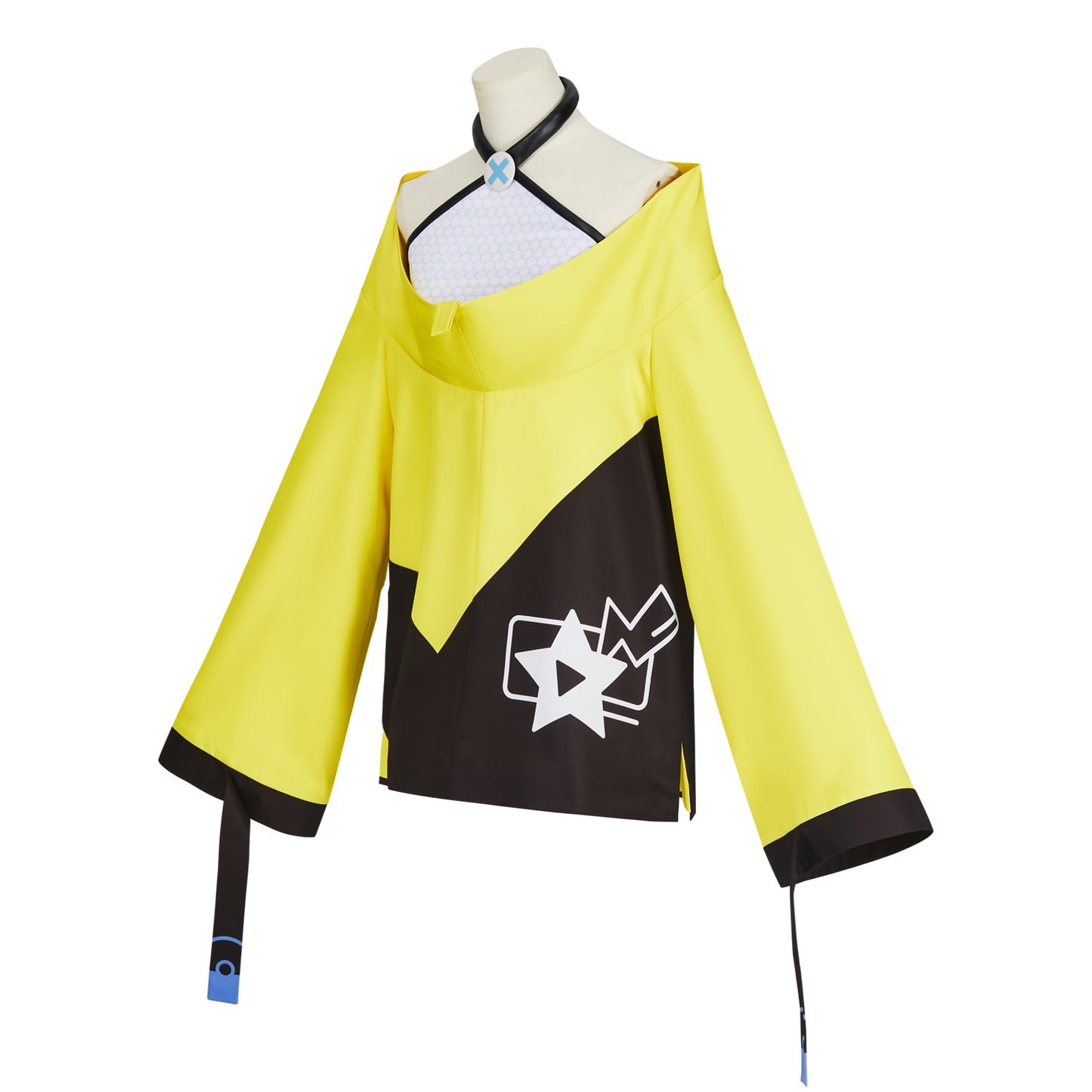 Pokemon Scarlet and Violet Gym Leader Lono Cosplay Costume Yellow Dress Suit
