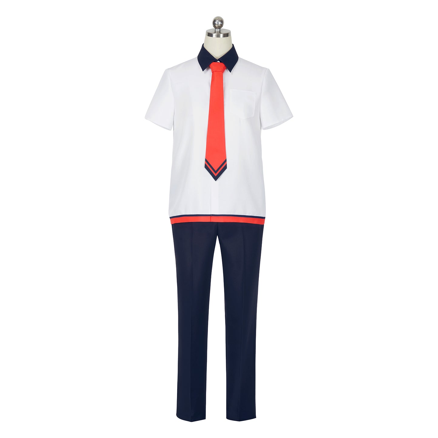 GRIDMAN UNIVERSE Hibiki Yuta Cosplay Costume Halloween School Uniform Shirt White for Men Women