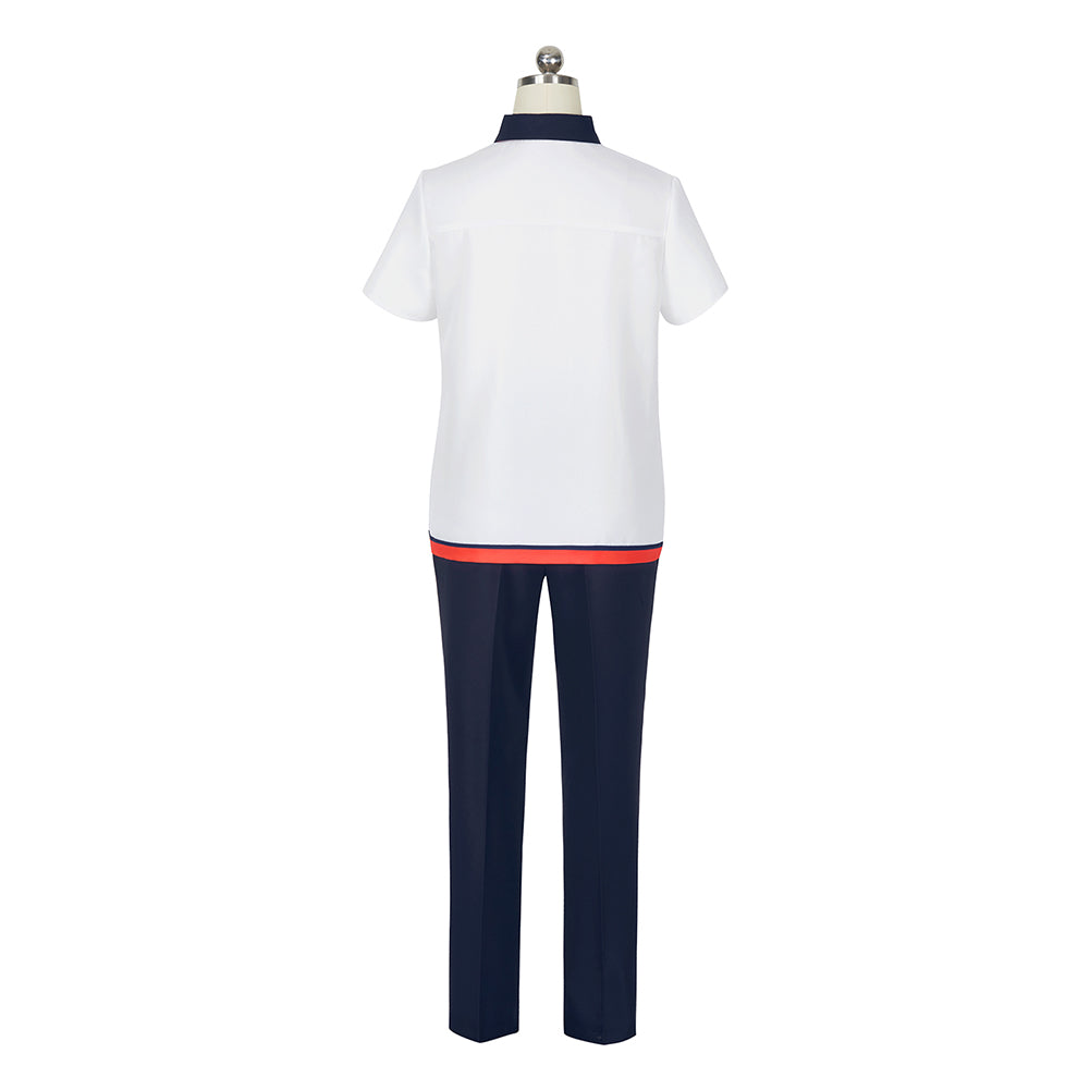 GRIDMAN UNIVERSE Hibiki Yuta Cosplay Costume Halloween School Uniform Shirt White for Men Women
