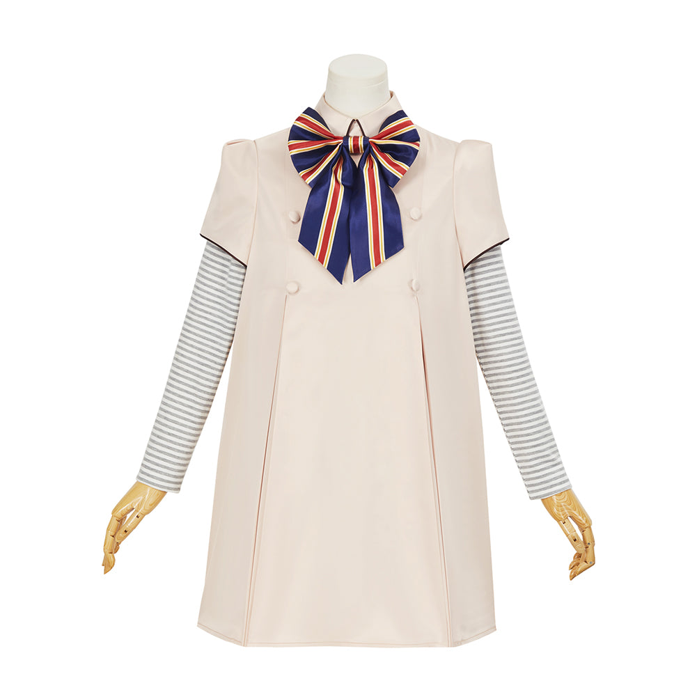 Kids M3GAN Cosplay Costume Horror Movie Doll Cosplay Dress Uniform Full Sets for Women Girls
