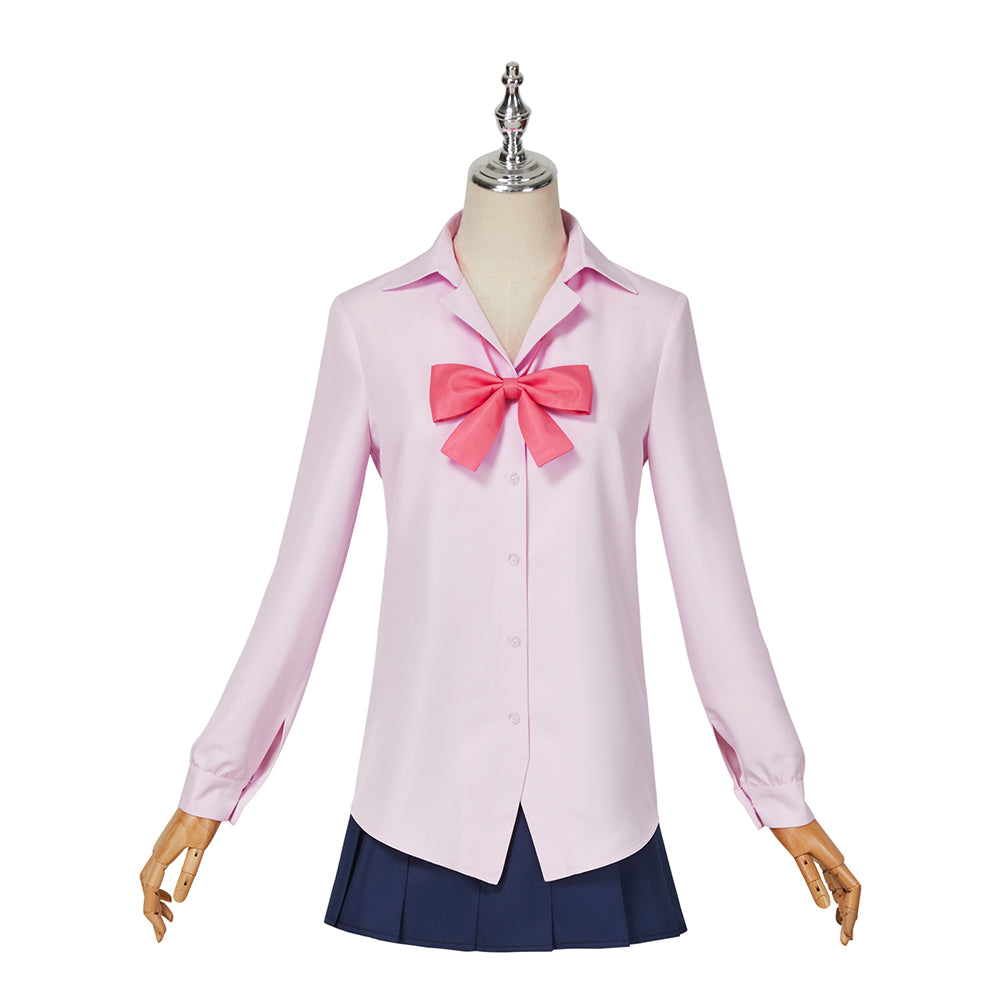 Oniichan wa Oshimai! Hozuki Kaede Cosplay Costume Halloween Suit Uniform Pink Shirt