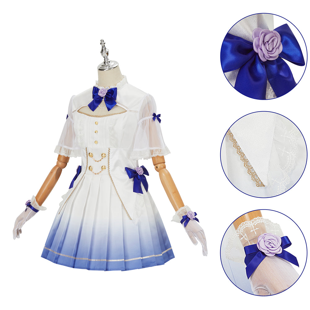 Love Live Eien no Isshun Asaka Karin Cosplay Costume Nijigasaki High School Idol Dress