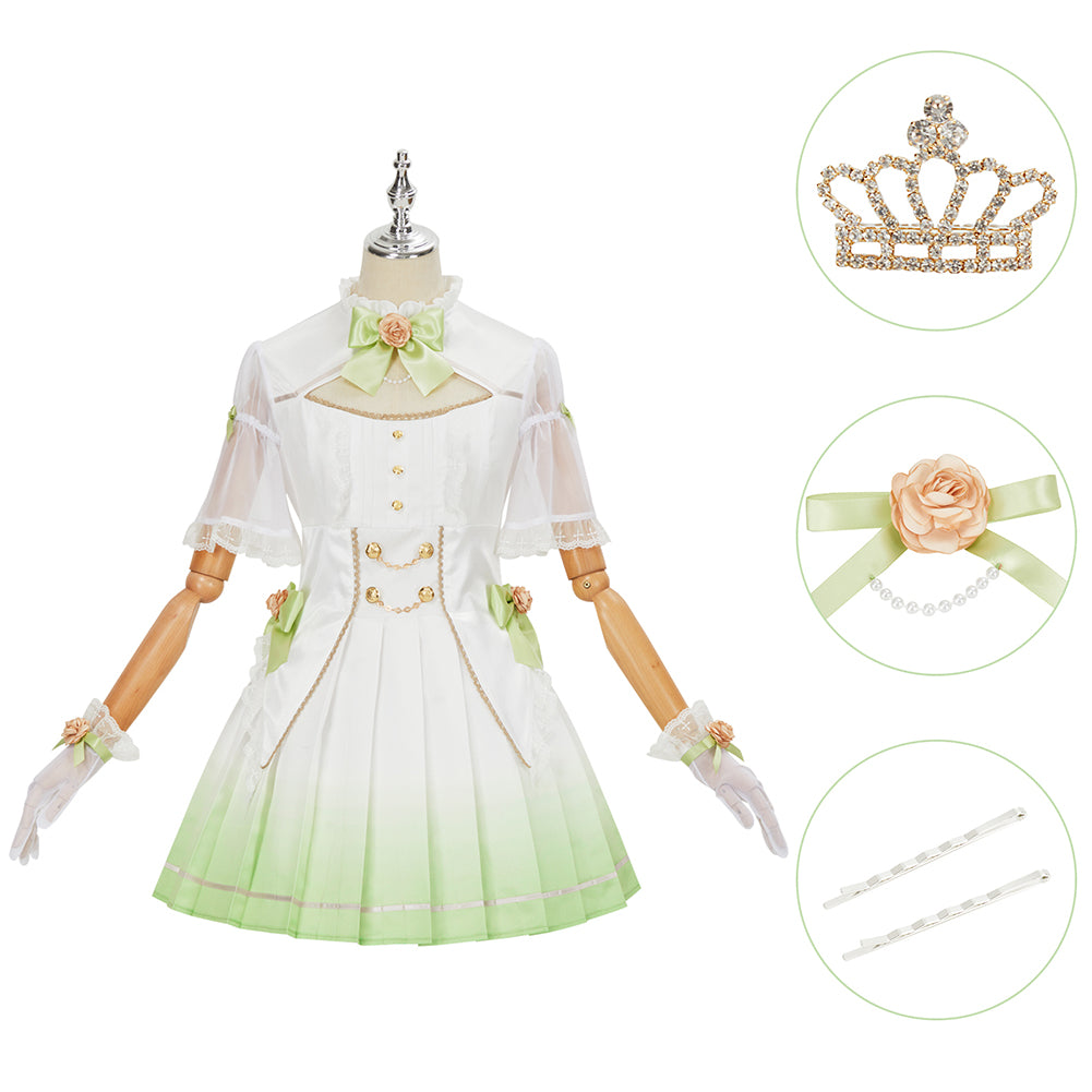 Love Live Eien no Isshun Emma Verde Cosplay Costume Nijigasaki High School Idol Dress