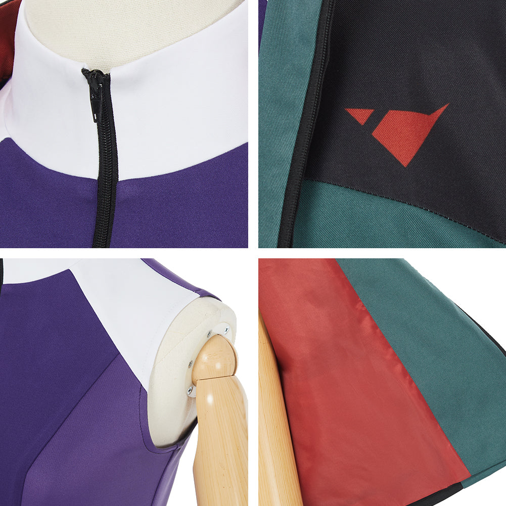 Mobile Suit Gundam: the Witch from Mercury Guel Jeturk Cosplay Costume Halloween Coat Shirt Full Sets